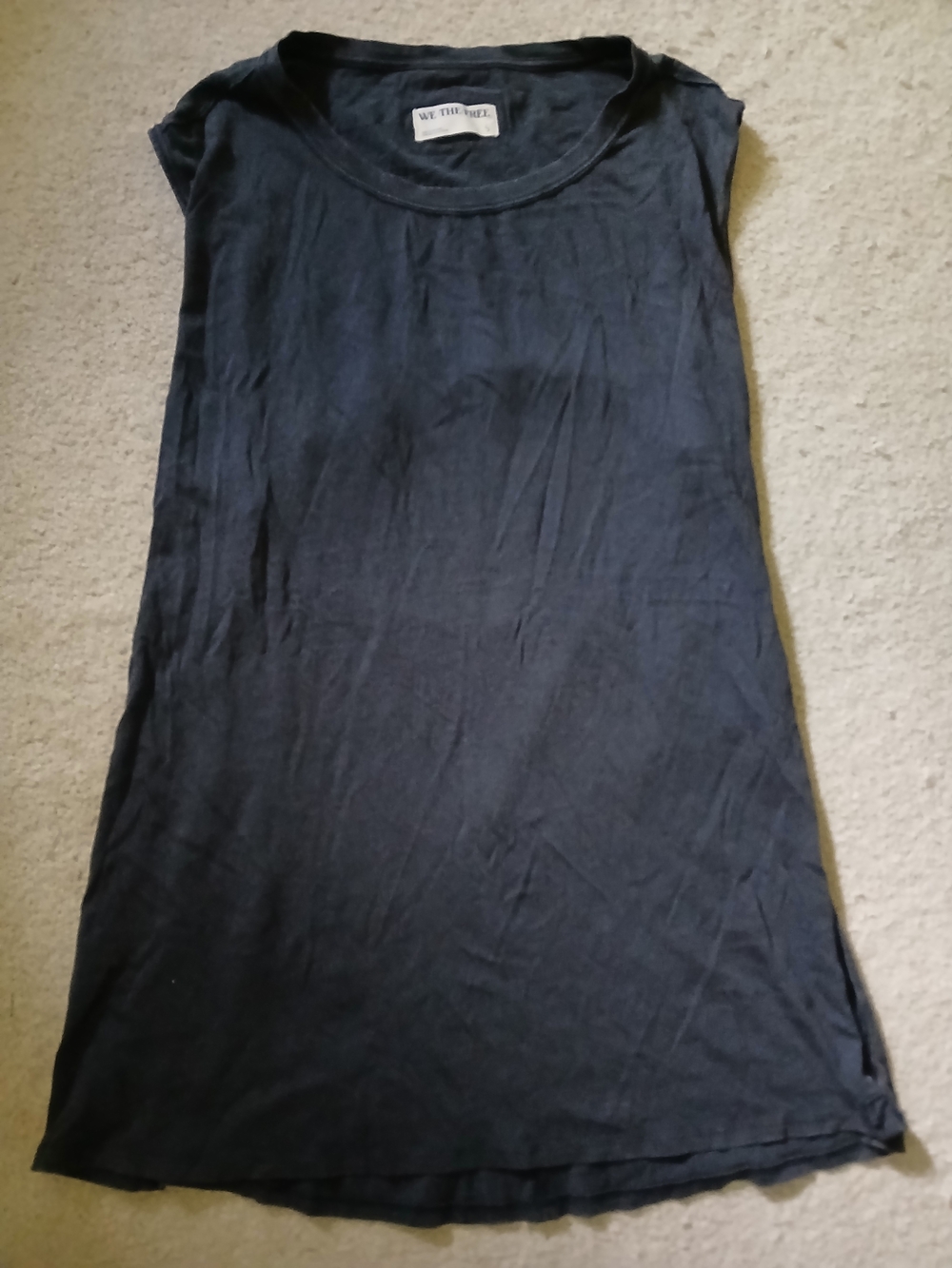 We The Free Sleeveless Black Tank Top